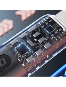 Snabbladdningskabel 120W 1m 3in1 USB - USB-C / microUSB / Lightning Dudao L22X - silver