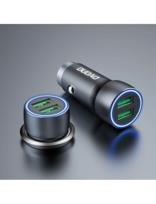 Dudao snabb billaddare 2 x USB 3A 18W grå (R4+)