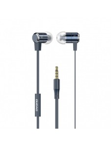 Dudao in-ear hörlurar headset med fjärrkontroll och mikrofon 3,5 mm miniuttag blå (X13S)
