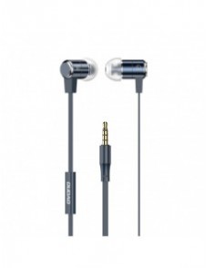 Dudao in-ear hörlurar headset med fjärrkontroll och mikrofon 3,5 mm miniuttag blå (X13S)