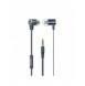 Dudao in-ear hörlurar headset med fjärrkontroll och mikrofon 3,5 mm miniuttag blå (X13S)