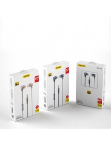 Dudao in-ear hörlurar headset med fjärrkontroll och mikrofon 3,5 mm miniuttag blå (X13S)