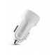 Dudao bilsatsladdare 2x USB 2.4A + kabel USB 3in1 Lightning / Typ C / micro USB-kabel vit (R7 vit)