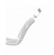 Dudao bilsatsladdare 2x USB 2.4A + kabel USB 3in1 Lightning / Typ C / micro USB-kabel vit (R7 vit)