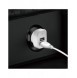 Dudao bilsatsladdare 2x USB 2.4A + kabel USB 3in1 Lightning / Typ C / micro USB-kabel vit (R7 vit)