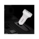 Dudao bilsatsladdare 2x USB 2.4A + kabel USB 3in1 Lightning / Typ C / micro USB-kabel vit (R7 vit)