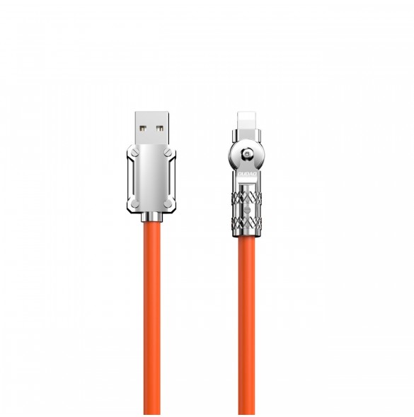 Vinklad kabel USB-A - Lightning 30W 1m rotation 180° Dudao - orange