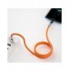 Vinklad kabel USB-A - Lightning 30W 1m rotation 180° Dudao - orange