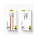 Vinklad kabel USB-A - Lightning 30W 1m rotation 180° Dudao - orange