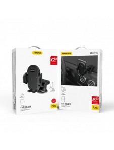 Dudao Telescopic Gravity Car Windshield Mount Holder Black (ny F2S svart)