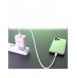 Dudao fast EU USB Type C Power Delivery 18W laddare + kabel USB Type C / Lightning-kabel 1m vit (A8EU + PD-kabel vit)