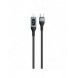 Dudao USB Type C - Lightning-kabel snabbladdning PD 20W 1m svart (L7MaxL)