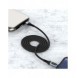 Dudao USB Type C - Lightning-kabel snabbladdning PD 20W 1m svart (L7MaxL)