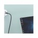 Dudao USB Type C - Lightning-kabel snabbladdning PD 20W 1m svart (L7MaxL)