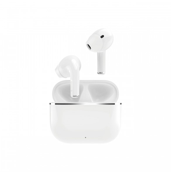 Dudao TWS Bluetooth 5.1 trådlösa hörlurar vita (U15H)