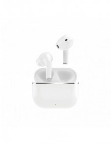 Dudao TWS Bluetooth 5.1 trådlösa hörlurar vita (U15H)