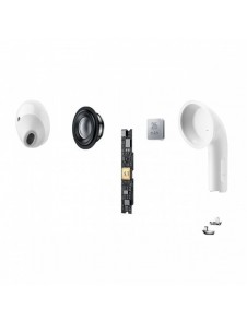 Dudao TWS Bluetooth 5.1 trådlösa hörlurar vita (U15H)