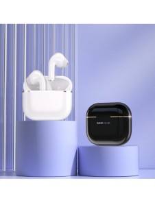 Dudao TWS Bluetooth 5.1 trådlösa hörlurar vita (U15H)
