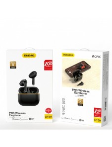 Dudao U15H TWS Bluetooth 5.1 trådlösa hörlurar svarta