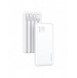 Dudao K6Pro Universal 10000mAh Power Bank med USB-kabel, USB Typ C, Blixtvit (K6Pro-vit)