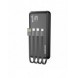 Dudao K6Pro Universal 10000mAh Power Bank med USB-kabel, USB Typ C, Blixtsvart (K6Pro-svart)