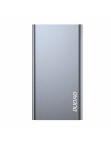 Dudao metall powerbank med LED-indikator 10000mAh silver (K5Pro)