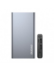 Dudao metall powerbank med LED-indikator 10000mAh silver (K5Pro)