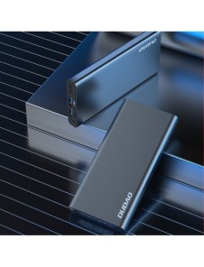 Dudao metall powerbank med LED-indikator 10000mAh silver (K5Pro)