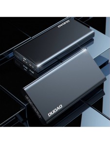 Dudao metall powerbank med LED-indikator 10000mAh silver (K5Pro)