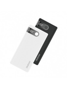 Dudao powerbank 10000 mAh 2x USB / USB Typ C / micro USB 2 A med LED-skärm svart (K9Pro-02)