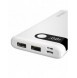 Dudao powerbank 10000 mAh 2x USB / USB Typ C / micro USB 2 A med LED-skärm svart (K9Pro-02)