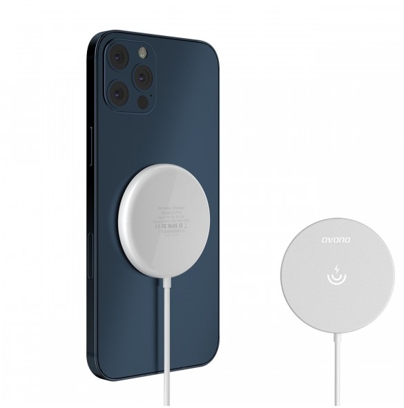 Dudao induktionsladdare Qi 15W vit (A12Pro)