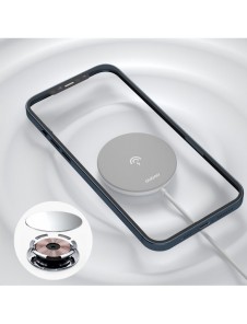 Dudao induktionsladdare Qi 15W vit (A12Pro)