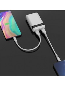 Dudao Portable USB Power Bank 10000mAh Vit (K3Pro mini)