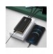 Dudao K4Pro powerbank med inbyggda kablar 10000mAh LED display grön