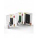 Dudao K4Pro powerbank med inbyggda kablar 10000mAh LED display grön
