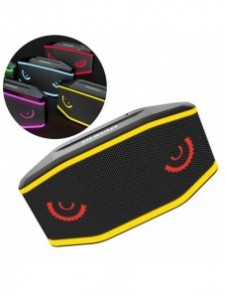 Dudao vattentät IP7 trådlös Bluetooth 5.0 RGB 5W 1200mAh högtalare Svart (Y10XS-svart)