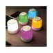 Dudao trådlös Bluetooth 5.0 RGB-högtalare 5W 1200mAh vit (Y11S-vit)