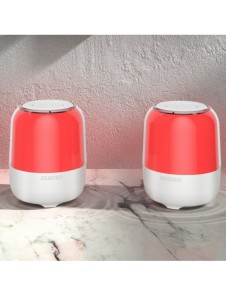 Dudao trådlös Bluetooth 5.0 RGB-högtalare 5W 1200mAh vit (Y11S-vit)