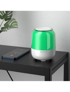 Dudao trådlös Bluetooth 5.0 RGB-högtalare 5W 1200mAh vit (Y11S-vit)