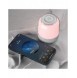 Dudao trådlös Bluetooth 5.0 RGB-högtalare 5W 1200mAh vit (Y11S-vit)