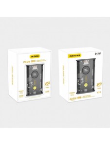 Dudao powerbank 10000mAh 1xUSB-C / 1xUSB-A 22,5W PD svart (K16)