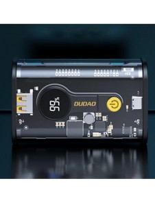 Dudao powerbank 10000mAh 1xUSB-C / 1xUSB-A 22,5W PD svart (K16)