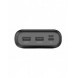 Dudao powerbank 20000 mAh 2x USB / USB Typ C / micro USB 2 A med LED-skärm svart (K9Pro-06)