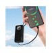 Dudao powerbank 10000mAh 1xUSB-A / 1xUSB-C 22,5W med inbyggd kabel 1xLightning / 1xUSB-C svart (K15sB)