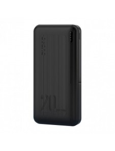 Dudao powerbank 20000 mAh Strömförsörjning 20 W Snabbladdning 3.0 2x USB / USB Typ C svart (K12PQ + svart)