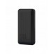 Dudao powerbank 20000 mAh Strömförsörjning 20 W Snabbladdning 3.0 2x USB / USB Typ C svart (K12PQ + svart)