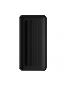 Dudao powerbank 20000 mAh Strömförsörjning 20 W Snabbladdning 3.0 2x USB / USB Typ C svart (K12PQ + svart)