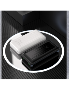 Dudao powerbank 20000 mAh Strömförsörjning 20 W Snabbladdning 3.0 2x USB / USB Typ C svart (K12PQ + svart)