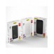 Dudao powerbank 20000 mAh Strömförsörjning 20 W Snabbladdning 3.0 2x USB / USB Typ C svart (K12PQ + svart)